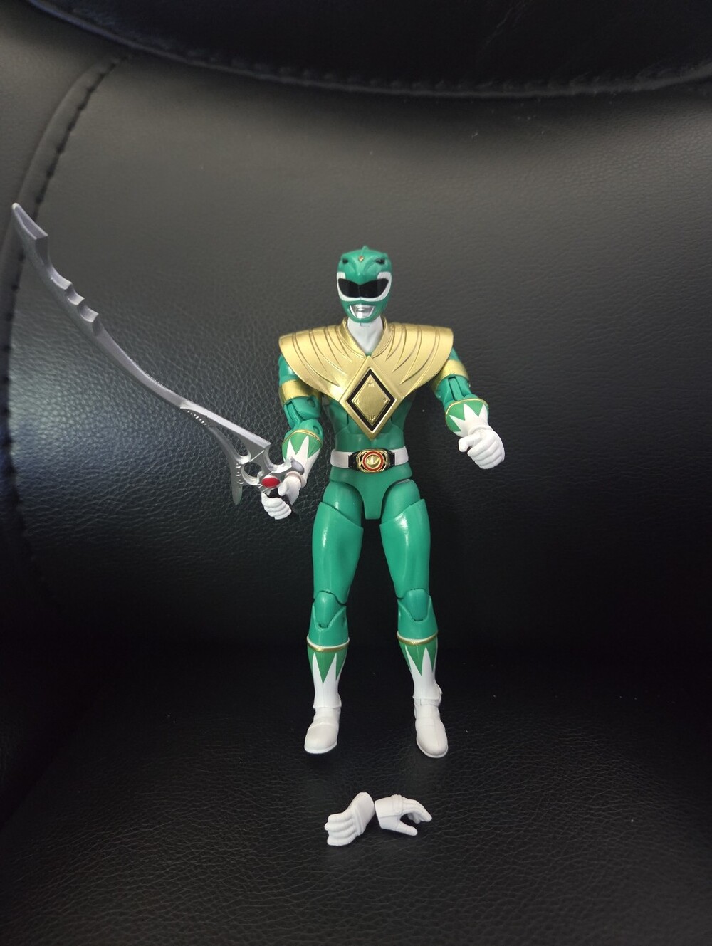 Bandai Power Rangers Classic Green Ranger Legacy Action Figure Loose